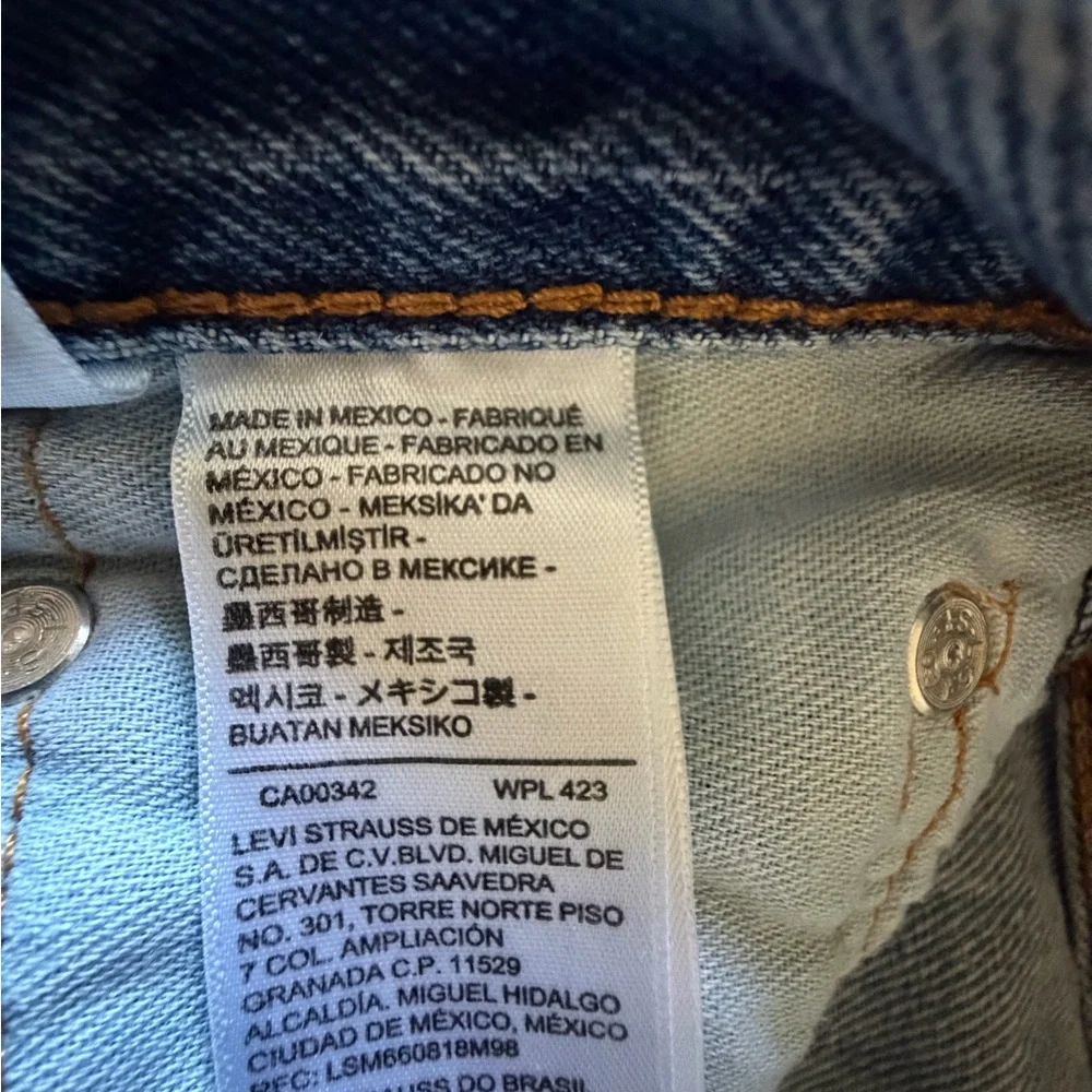 Levi Strauss 505 Classic Men's Blue Straight-Leg Jeans size 30/30